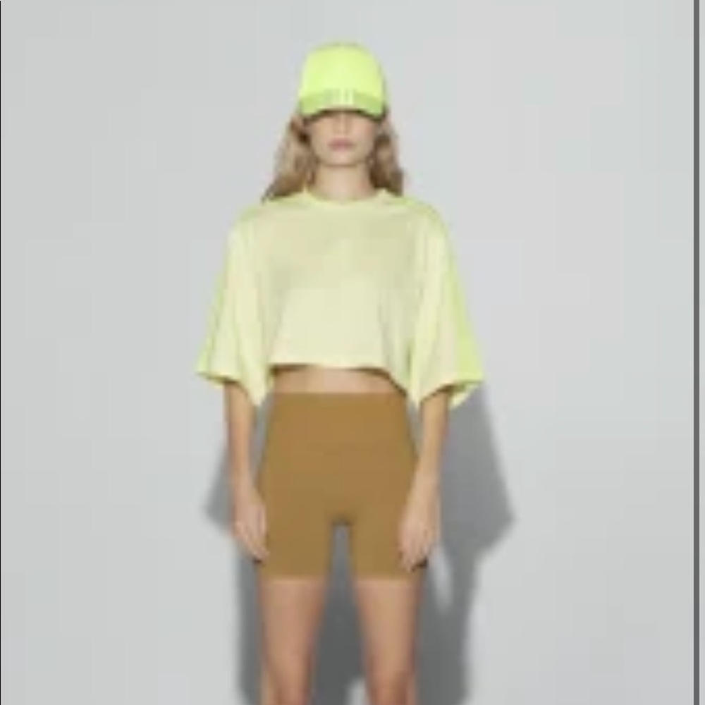 NWT Adidas Ivy Park 3 stripes crop tee